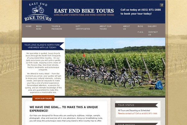 vintagebicycletours.com site used Going Green