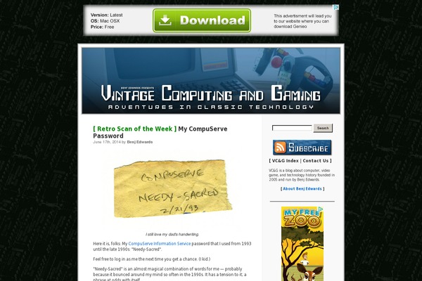 vintagecomputing.com site used Vintage-2011