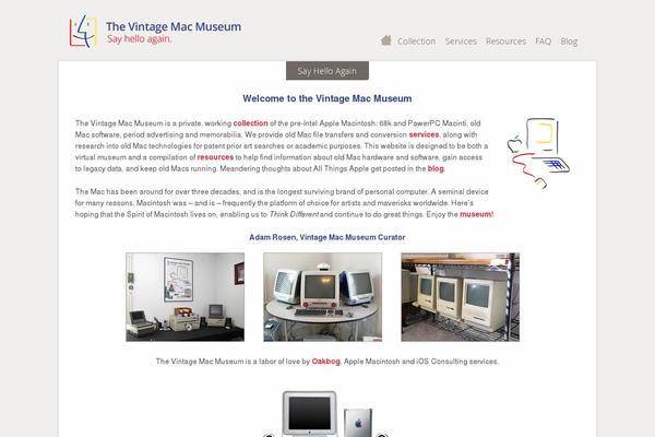 Vintage theme site design template sample