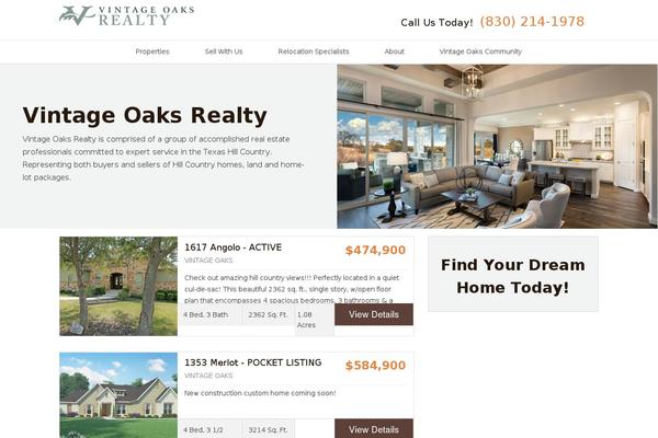 vintageoaksrealty.com site used Vintage-oaks