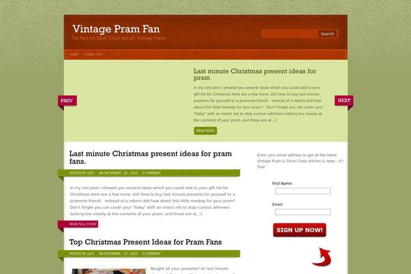 vintagepramfan.com site used Stitchpress