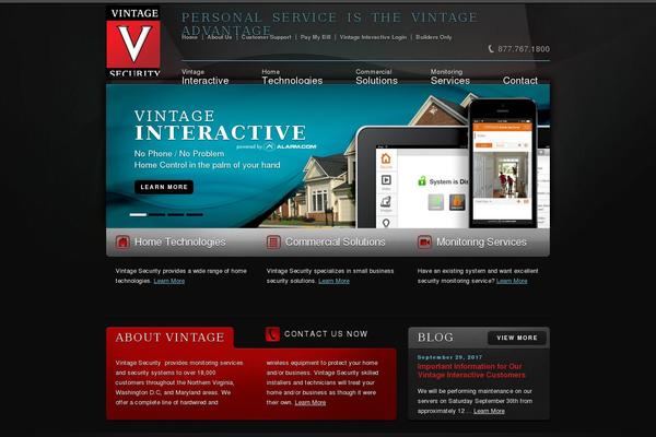 Vintage theme site design template sample