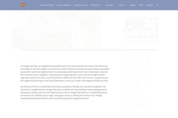 Divi theme site design template sample