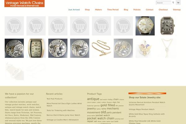 vintagewatchchains.com site used Storefront-gridport-1.0.6