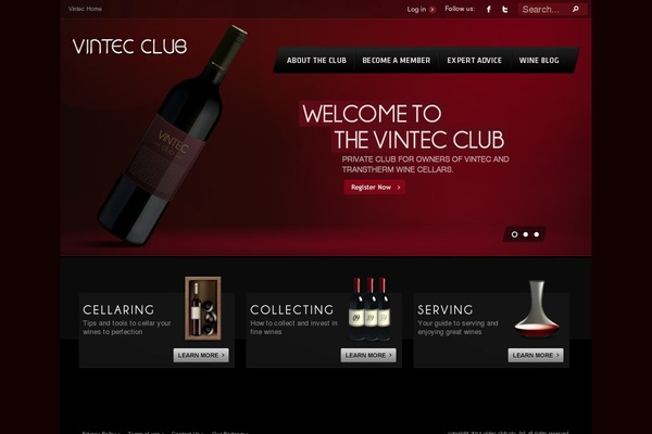 vintecclub.com.au site used Vintec