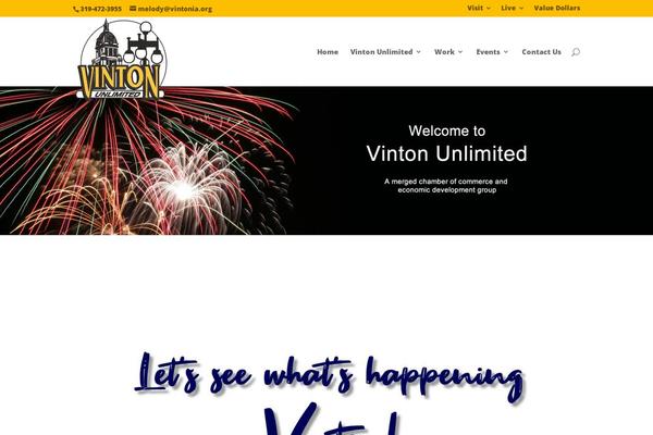 vinton.info site used Divi-child-vintonunlimited