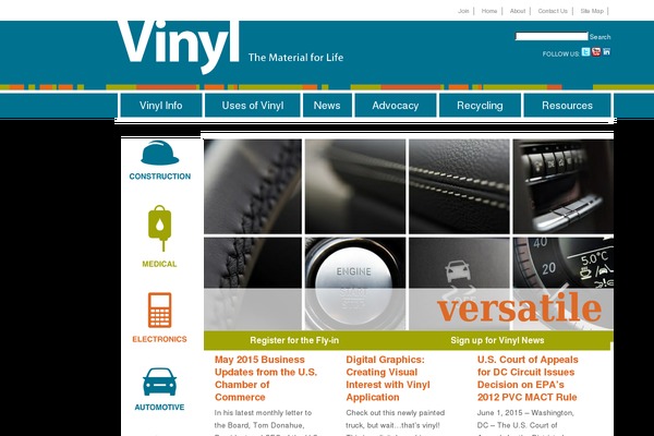 vinylinfo.com site used Vinyl