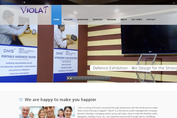 WordPress website example screenshot