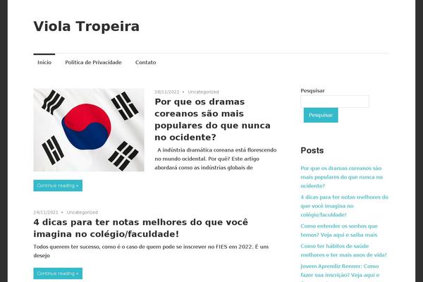 WordPress website example screenshot