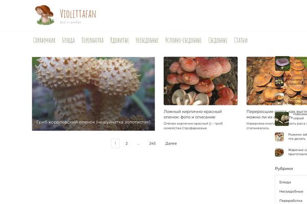 WordPress website example screenshot