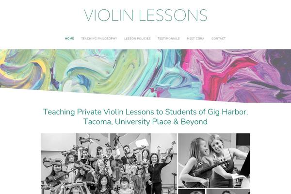 WordPress website example screenshot