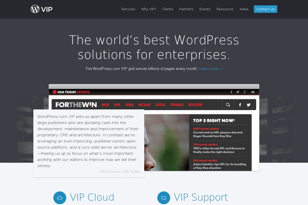 vip.wordpress.com site used Wpvip-marketing