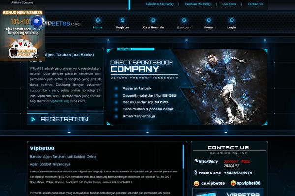 vipbet88 WordPress theme, websites list used vipbet88 theme vipbet88 theme websites examples