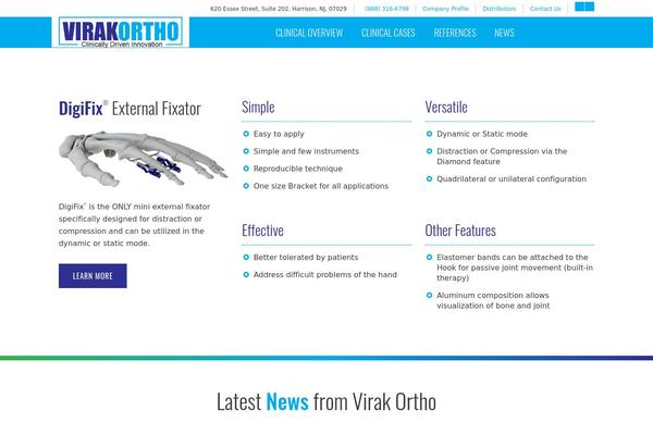 virakortho.com site used Virakortho