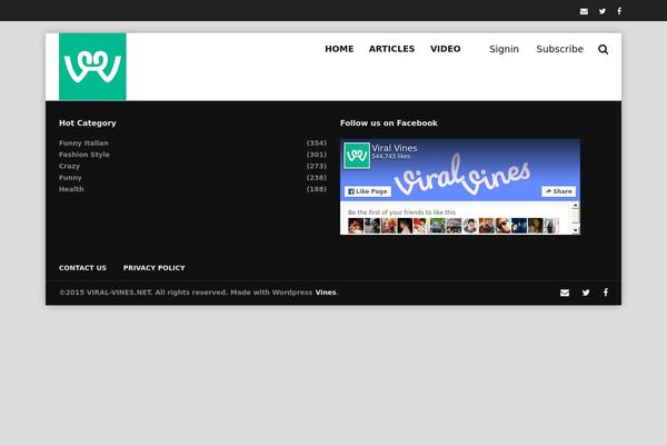 viral-vines.co site used A-Bomb
