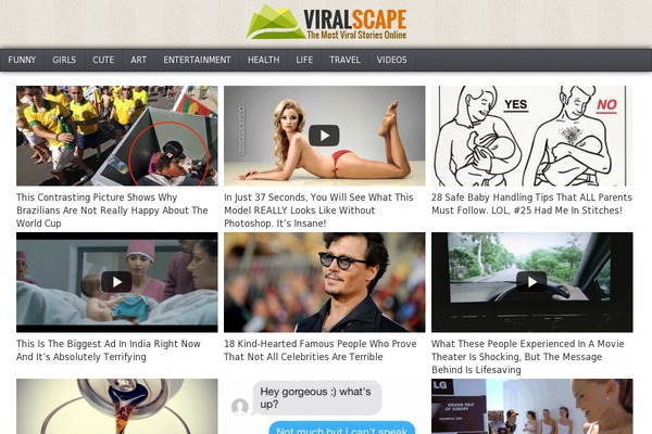 viralscape.com site used V2-child