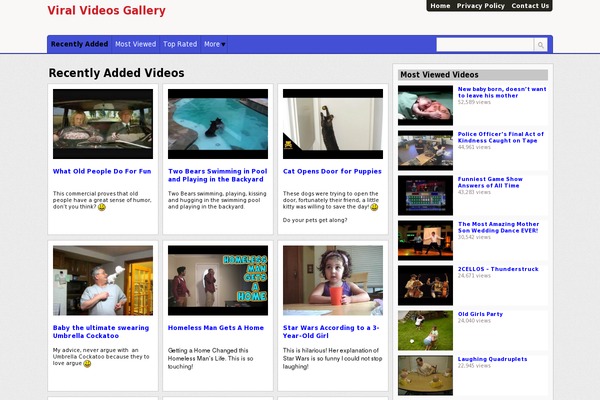 viralvideosgallery.com site used Mts_viral