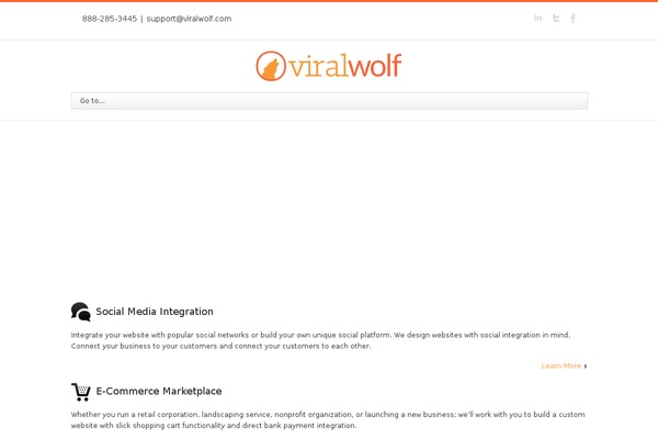 viralwolf.com site used Avada301