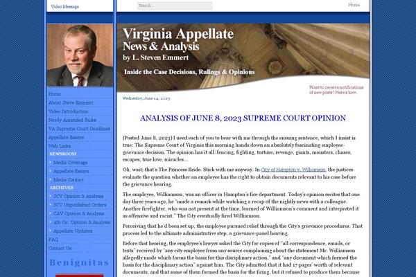 virginia-appeals.com site used Virginia-appeals
