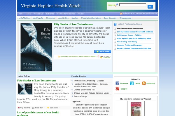 virginiahopkinshealthwatch.com site used Suvimagazine