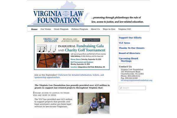 virginialawfoundation.org site used Genesis-val