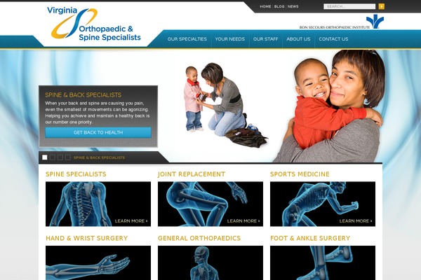 virginiaorthopaedicspecialists.com site used Voss