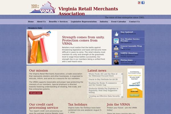 Twenty Ten theme site design template sample