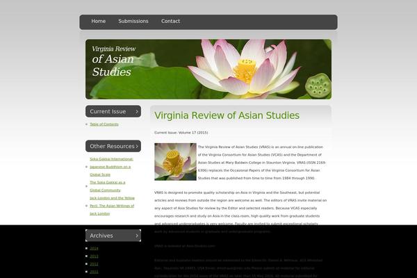 virginiareviewofasianstudies.com site used Lotus Flower