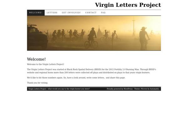 virginletters.com site used Pilcrow