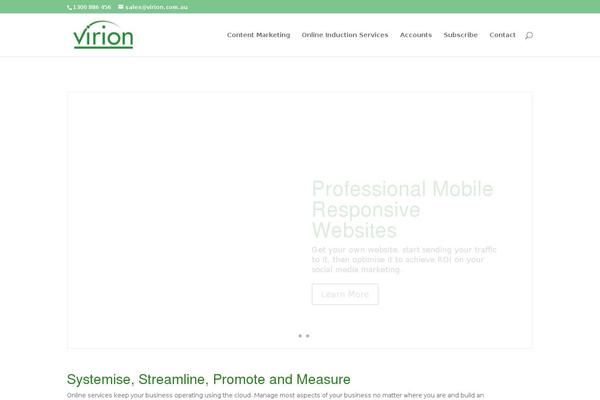 WordPress website example screenshot