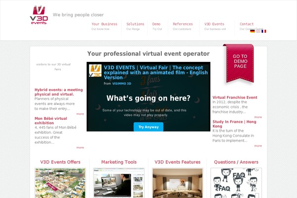 virtual-fair-3d.com site used Nuance