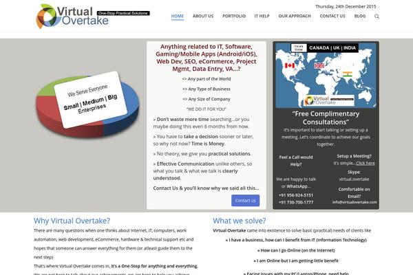 The7 theme site design template sample