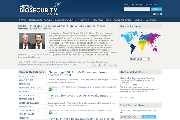 virtualbiosecuritycenter.org site used Vbc