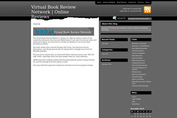 virtualbookreviewnetwork.com site used Mixedmediagray