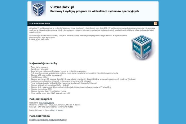 virtualbox.pl site used Parnassa