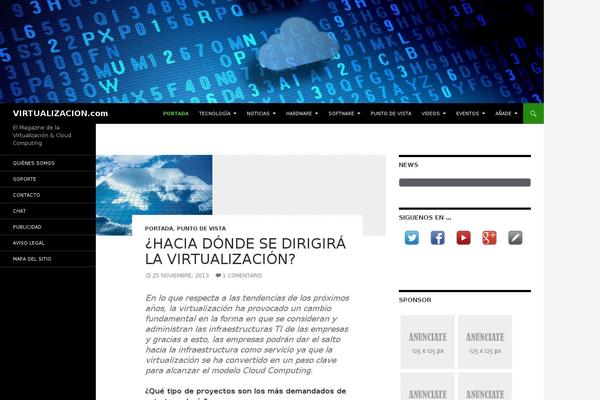 Twenty Fourteen theme site design template sample