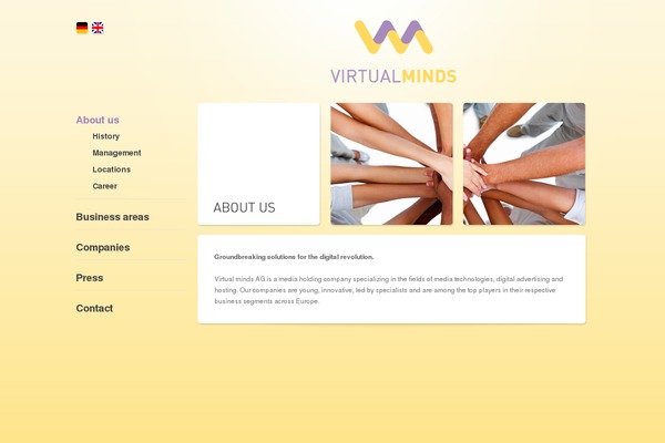 Vim theme site design template sample
