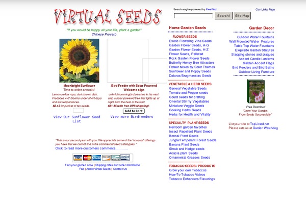 virtualseeds.com site used Vw-gardening-landscaping