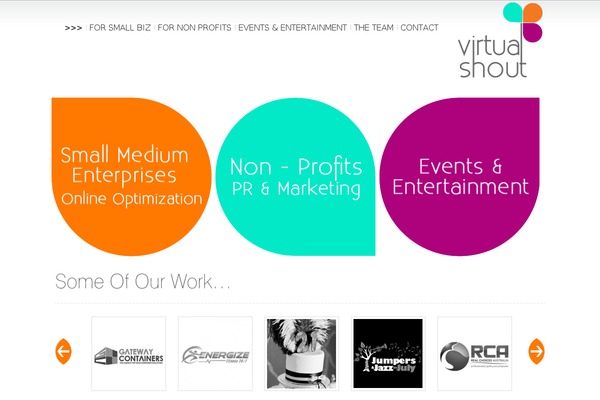 virtualshout.com site used Theme1339