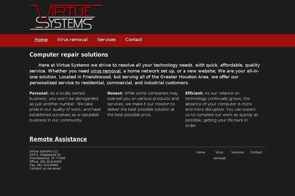virtuesystems.com site used Vs