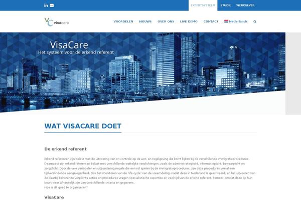 visacare.nl site used Visacare_corporate