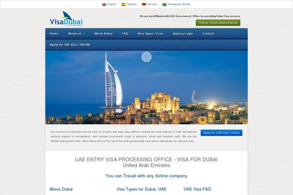 visadubai-online.com site used Webpro