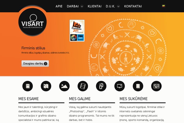 visart.lt site used Visart2012