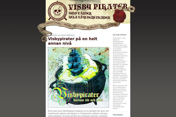 visbypirater.org site used Rum