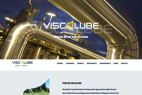 viscolube.it site used Viscolube