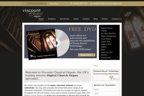 viscountorgans.net site used Viscount