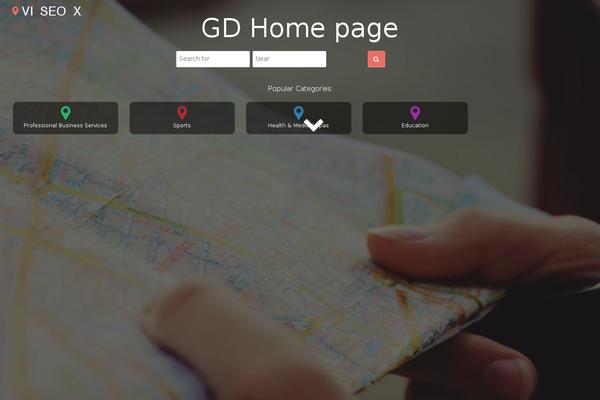 Supreme Directory theme site design template sample