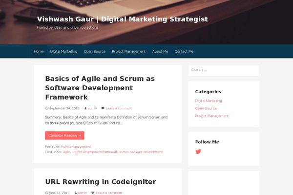 vishwashgaur.com site used Primer