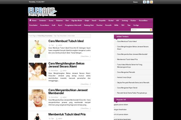 Media theme site design template sample