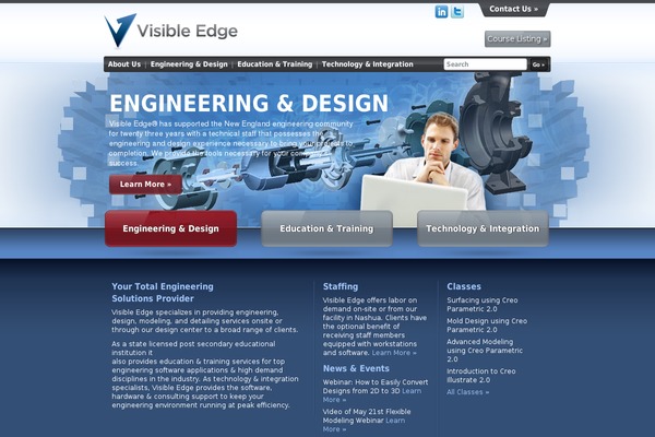 visible-edge.com site used Ve